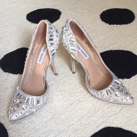 Steve Madden Galactik Rhinestones Heels - Picture 1 of 9